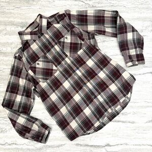 CONVERSE Vintage Plaid Button Down Shirt
